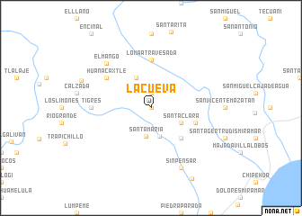 map of La Cueva