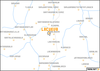 map of La Cueva