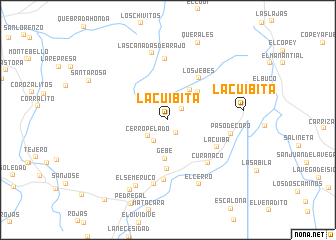 map of La Cuibita