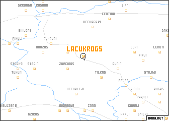 map of Lāčukrogs