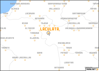 map of La Culata