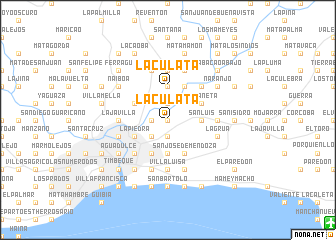 map of La Culata