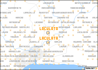 map of La Culata