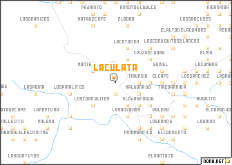 map of La Culata