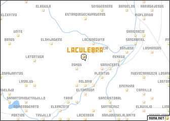 map of La Culebra