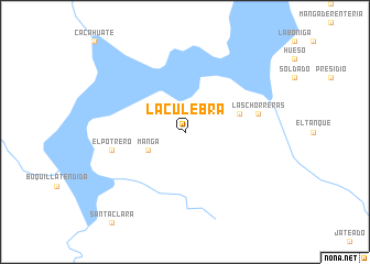 map of La Culebra