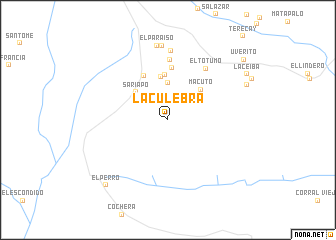 map of La Culebra