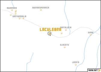 map of La Culebra