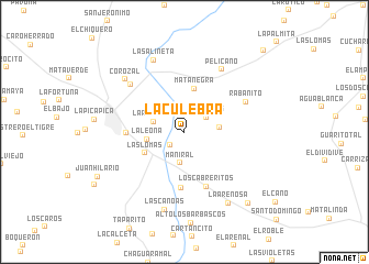 map of La Culebra