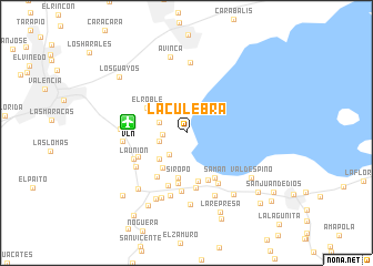 map of La Culebra