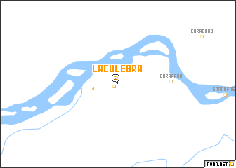 map of La Culebra