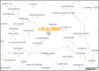 map of La Culebra