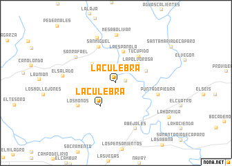 map of La Culebra