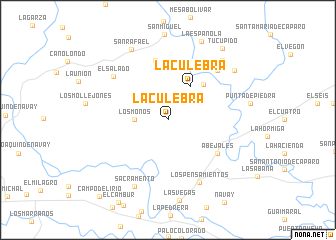 map of La Culebra