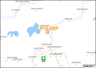 map of La Culebra