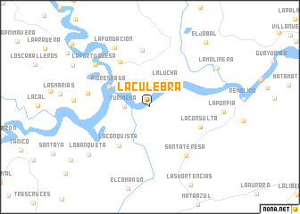 map of La Culebra