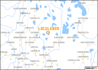 map of La Culebra