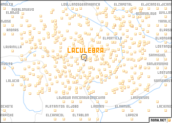 map of La Culebra