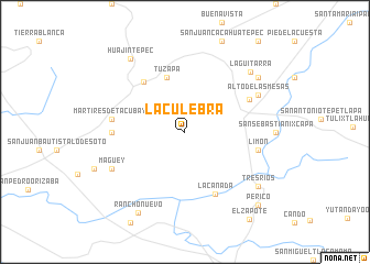 map of La Culebra