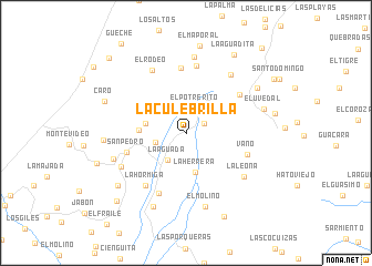 map of La Culebrilla