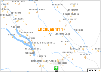 map of La Culebrita