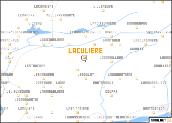 map of La Culière