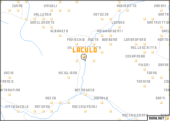 map of Laculo