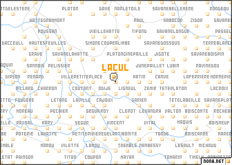 map of LʼAcul