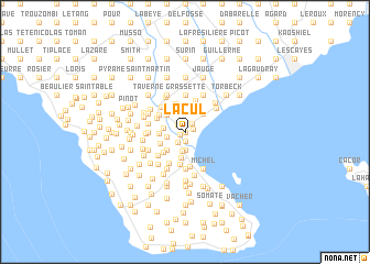 map of LʼAcul