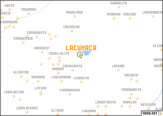 map of La Cumaca