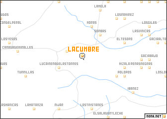 map of La Cumbre