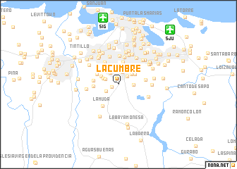 map of La Cumbre