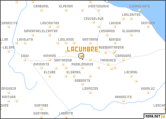 map of La Cumbre