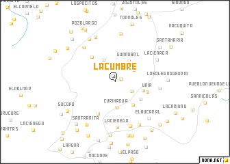 map of La Cumbre