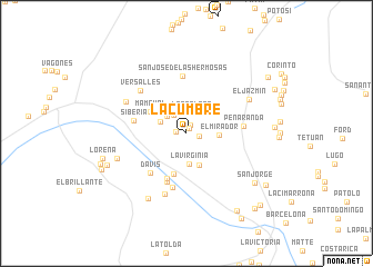 map of La Cumbre