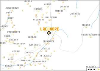 map of La Cumbre