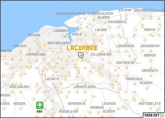 map of La Cumbre