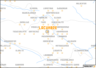 map of La Cumbre