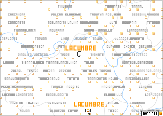 map of La Cumbre