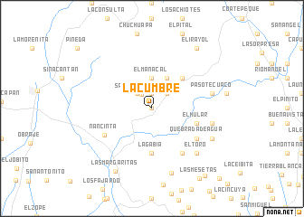 map of La Cumbre