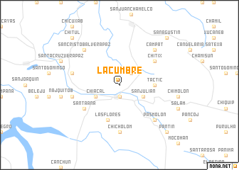 map of La Cumbre