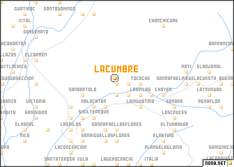 map of La Cumbre