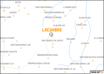 map of La Cumbre