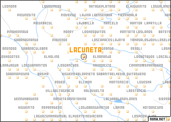 map of La Cuneta