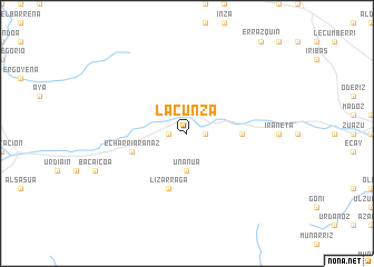 map of Lacunza