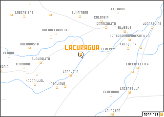 map of La Curagua