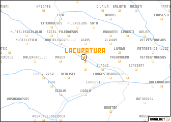 map of La Curătură