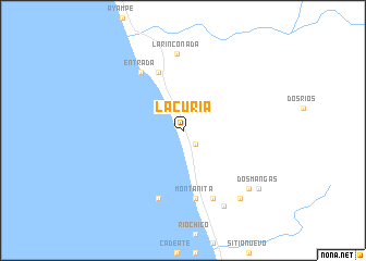 map of La Curia