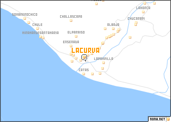 map of La Curva