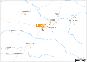 map of La Curva